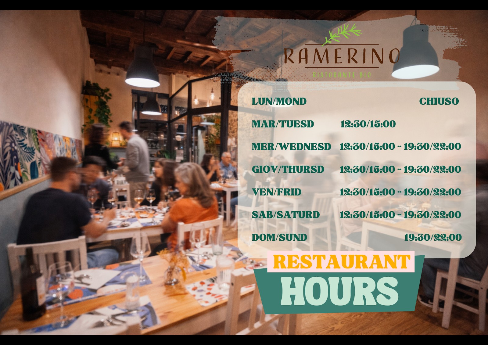 Ristorante Ramerino | Cucina Vegana Biologica e di Pesce | Cucina Macrobiotica: the place