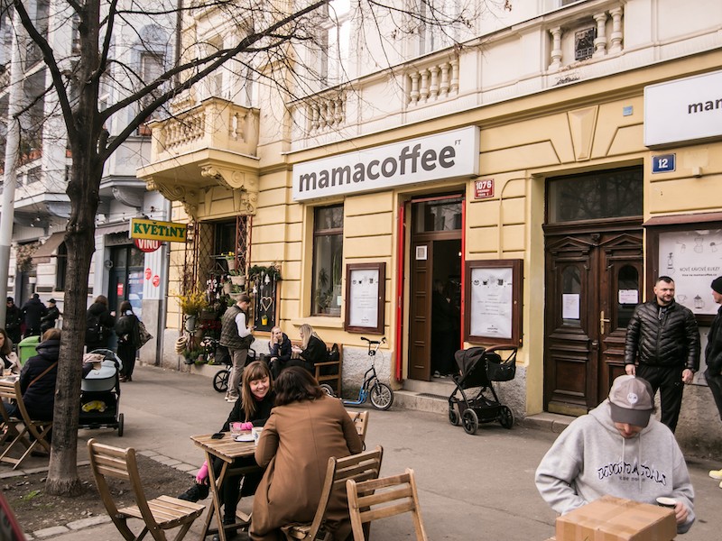 mamacoffee Jiřího z Poděbrad: the place