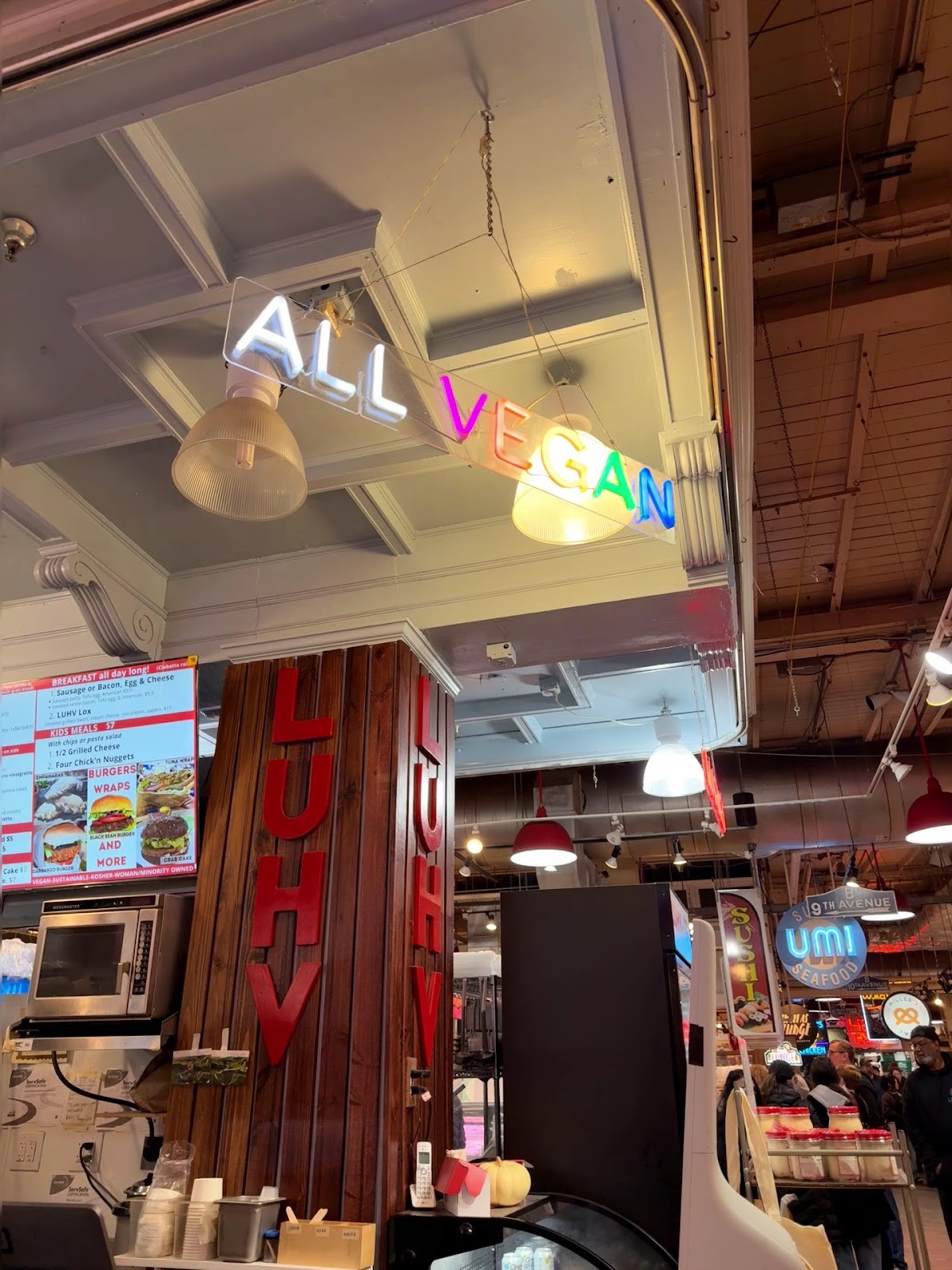 LUHV VEGAN DELI: the place