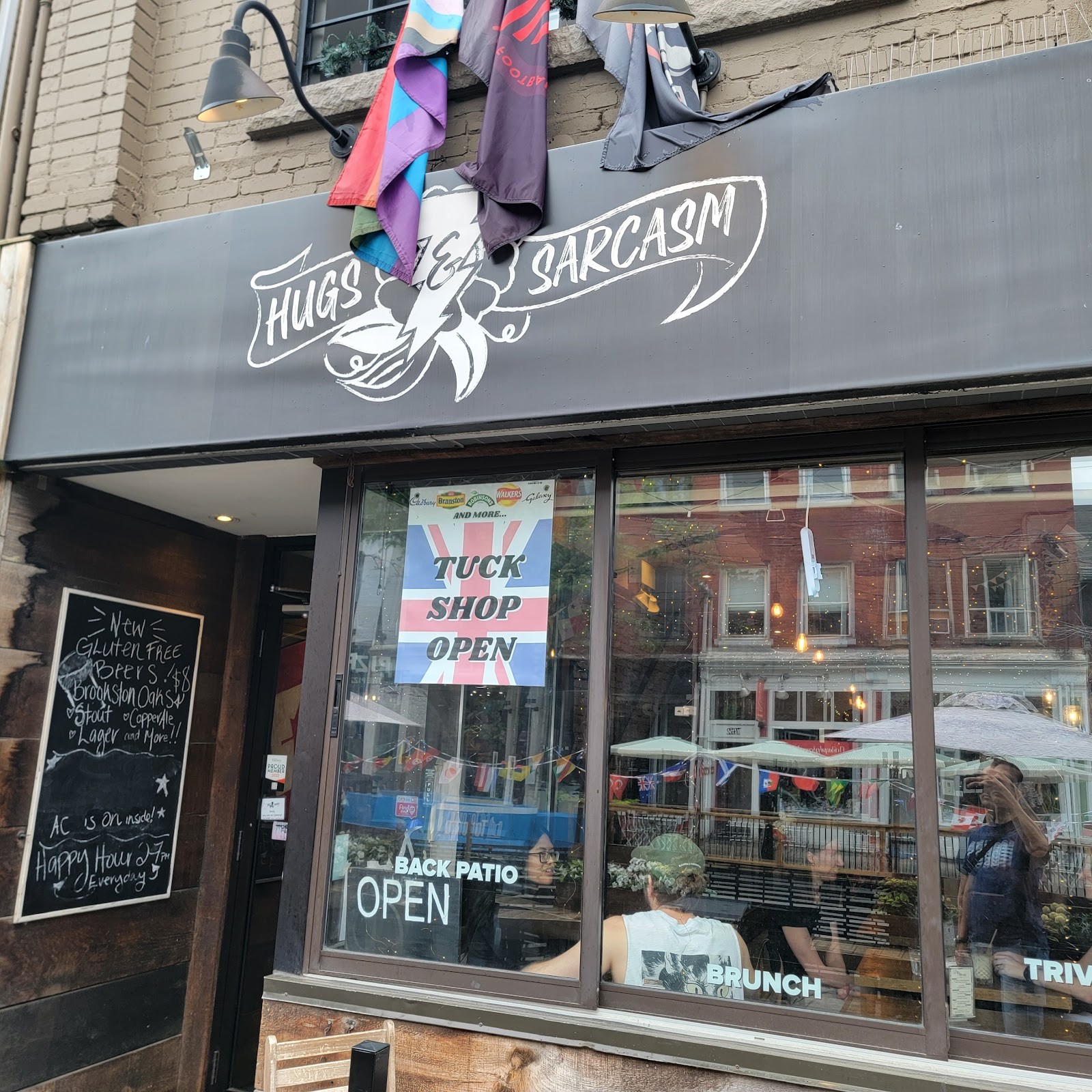 Hugs and Sarcasm: the place