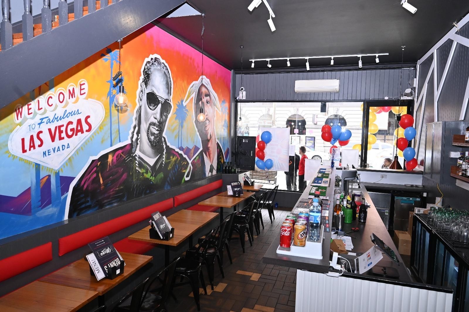 Benny's American Burger - Fitzroy: the place