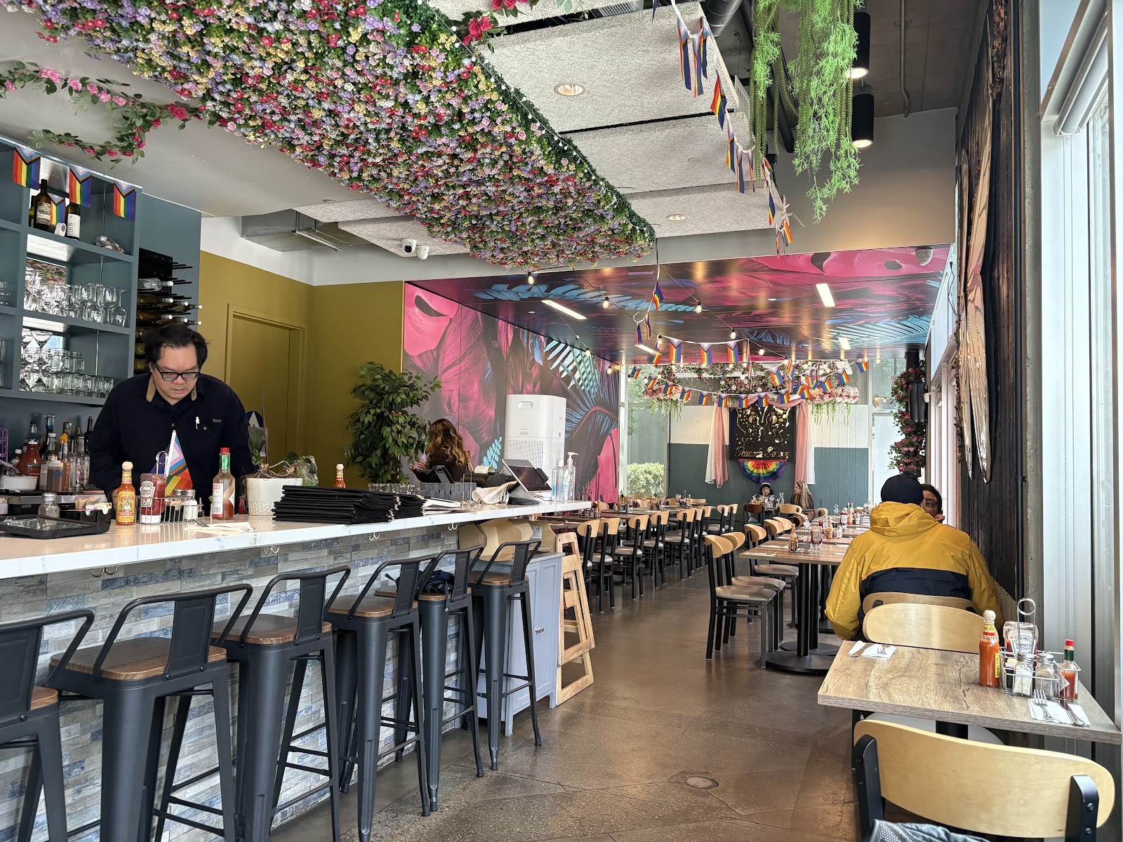 Peacock Pansy: the place