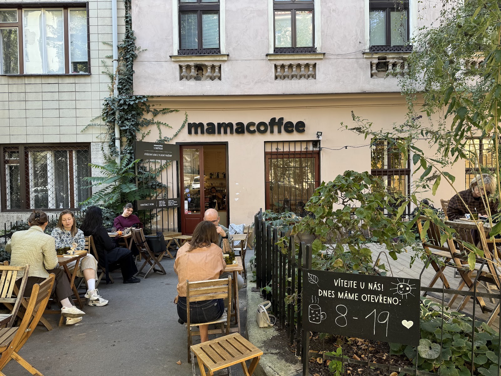 mamacoffee Londýnská: the place