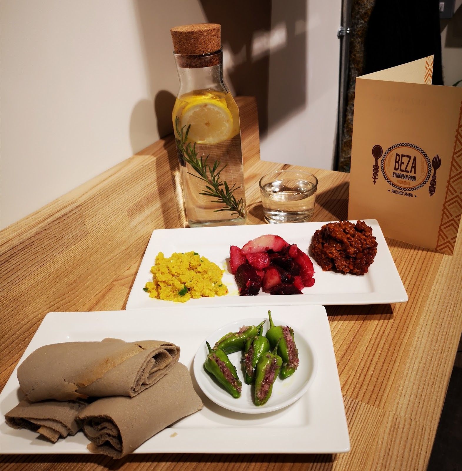 Beza Ethiopian Food: food & drinks