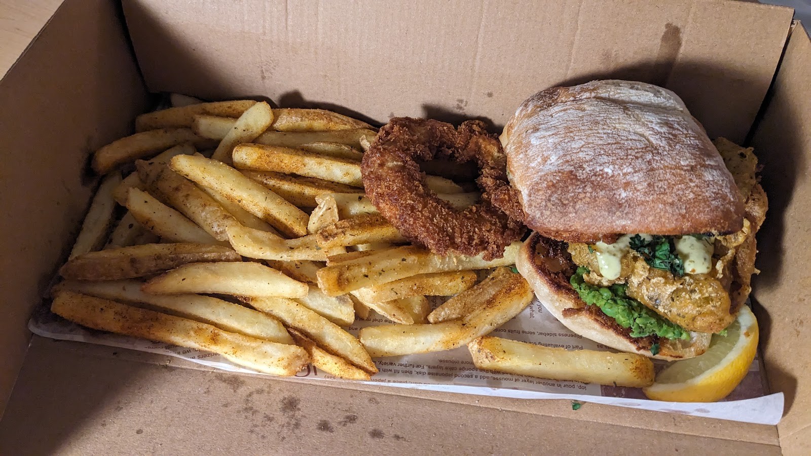 The Happy Fish: food & drinks
