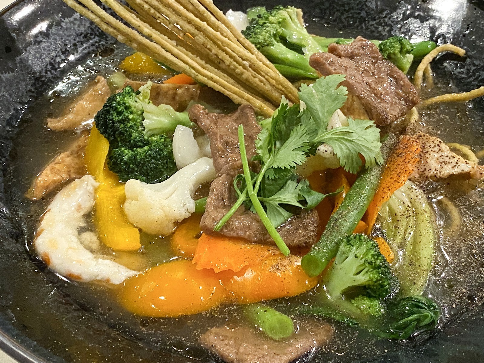 The Hestia Veggie: food & drinks