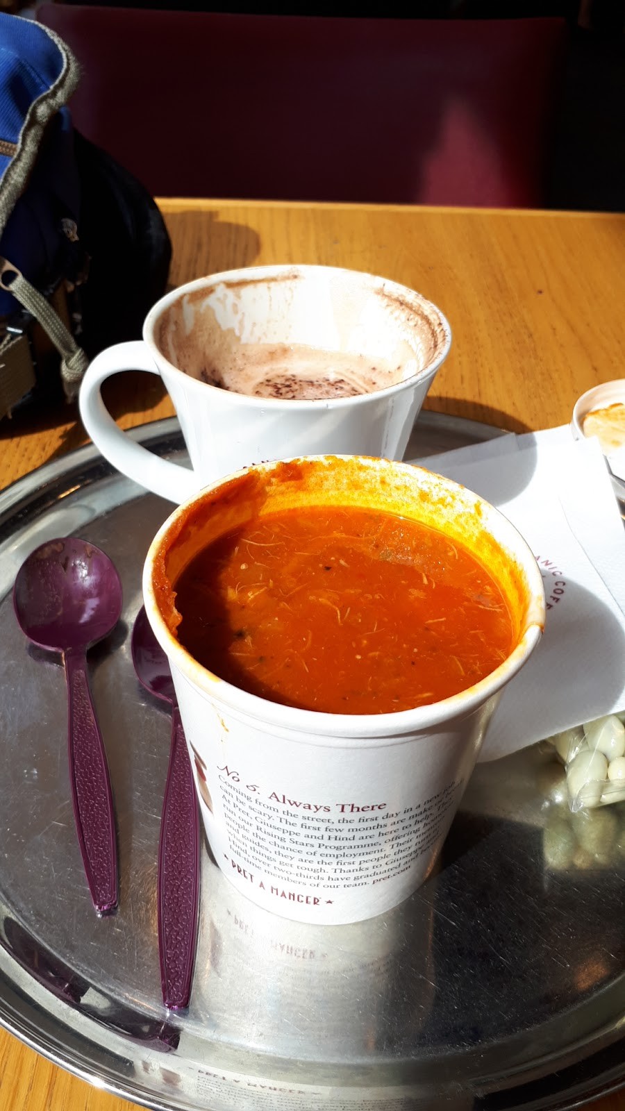Pret A Manger: food & drinks