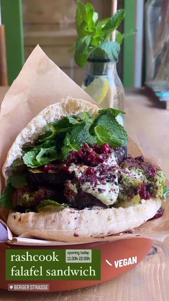 rashcook falafel - Berger Str.: food & drinks