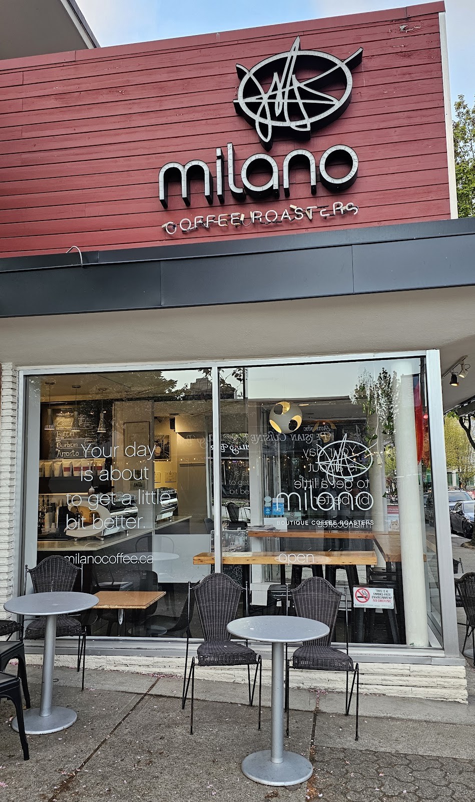 Milano Coffee Roasters - Denman St: the place