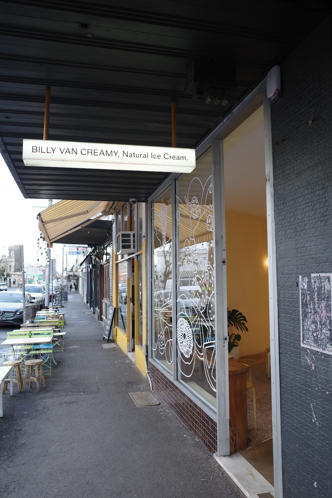 Billy van Creamy Fitzroy North: the place