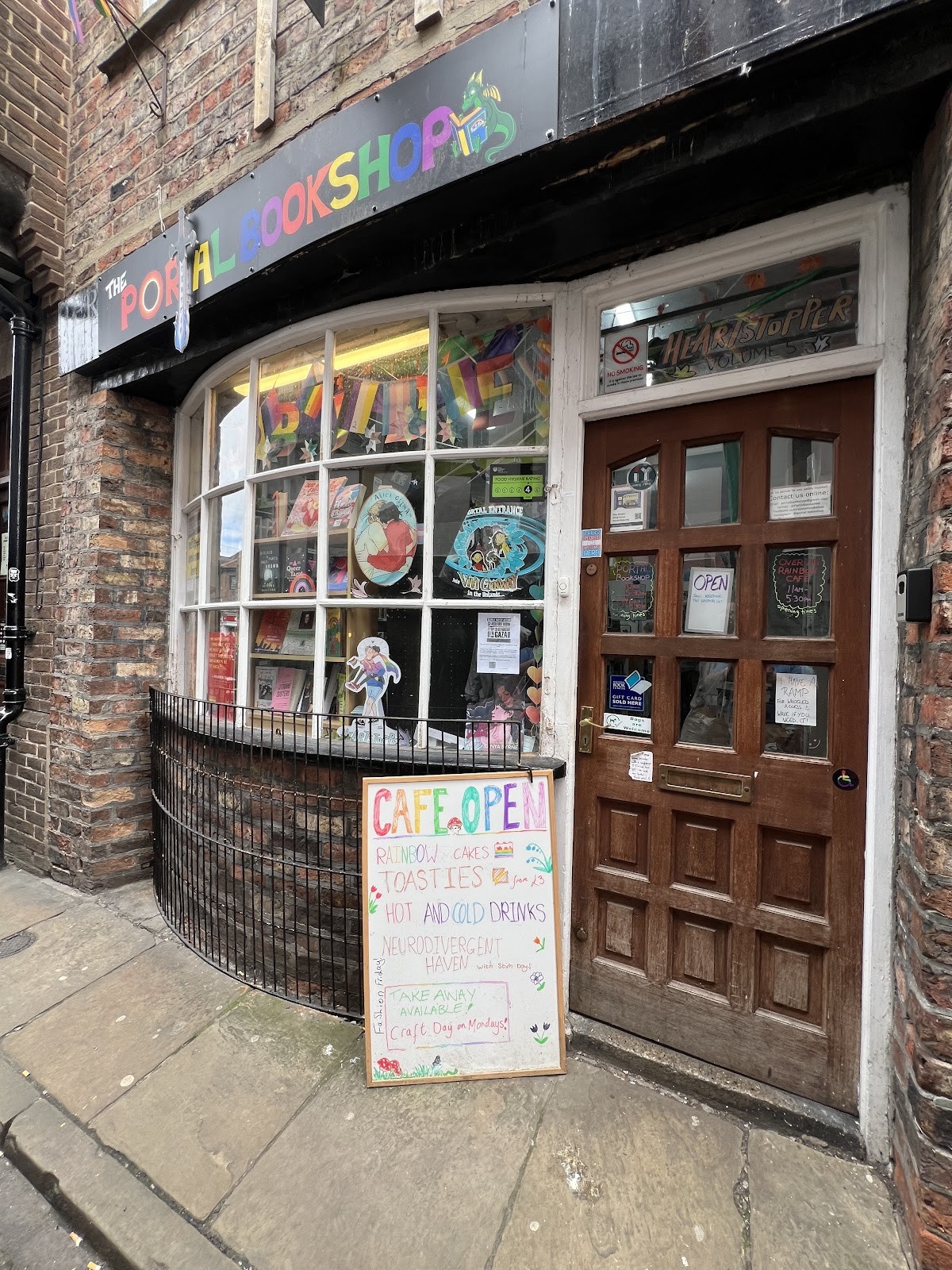 Over The Rainbow Cafe York: the place