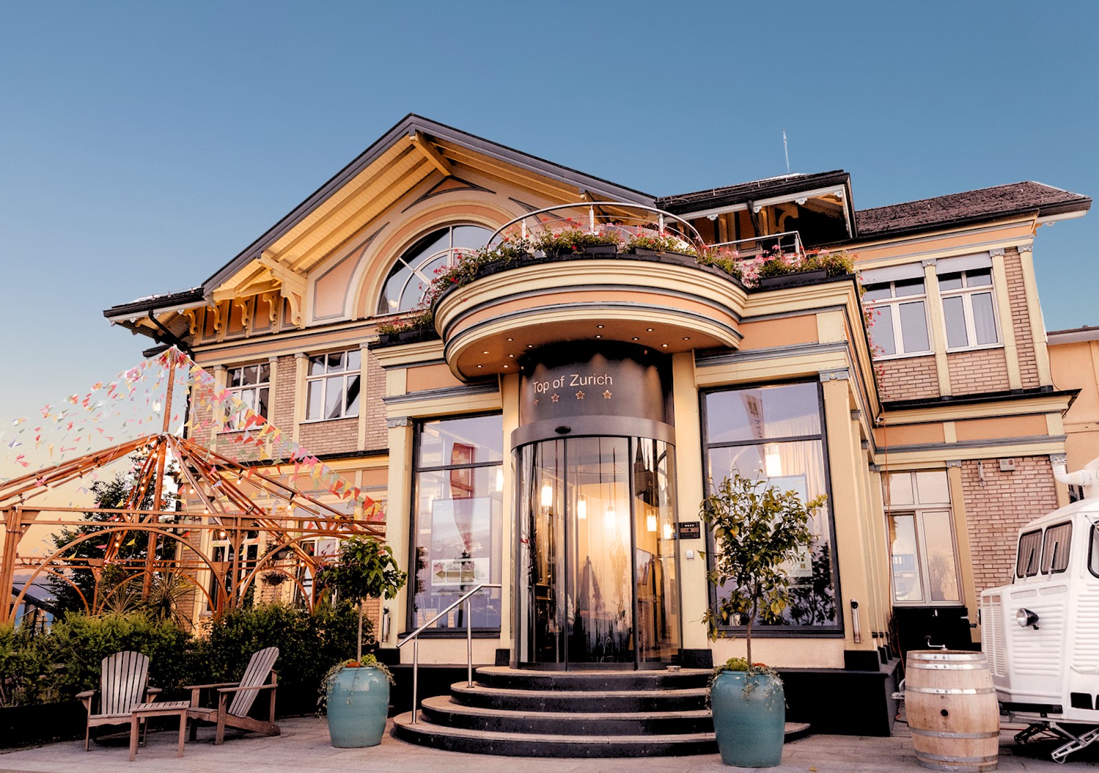 Hotel UTO KULM car-free hideaway in Zurich: the place