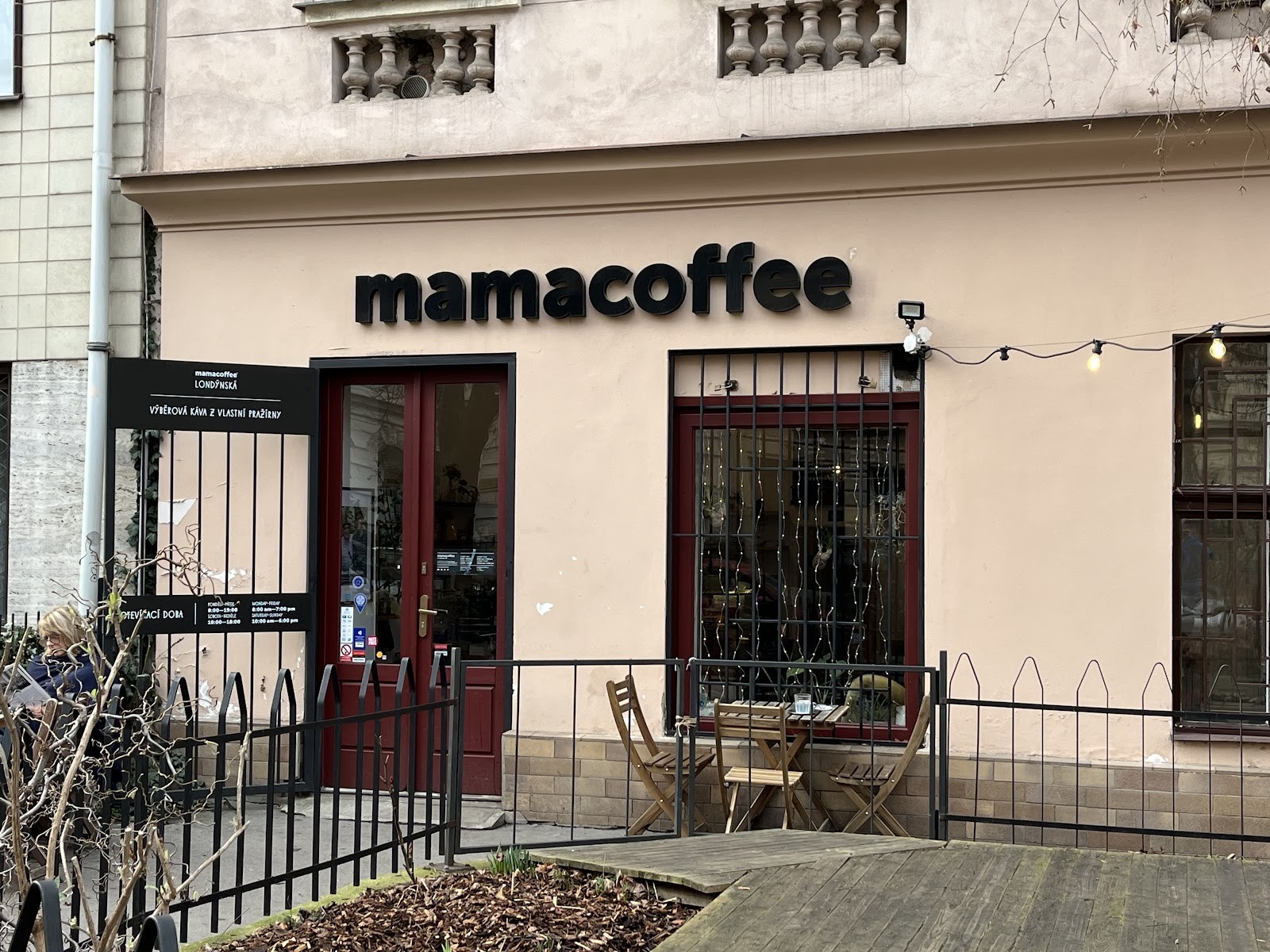 mamacoffee Londýnská: the place