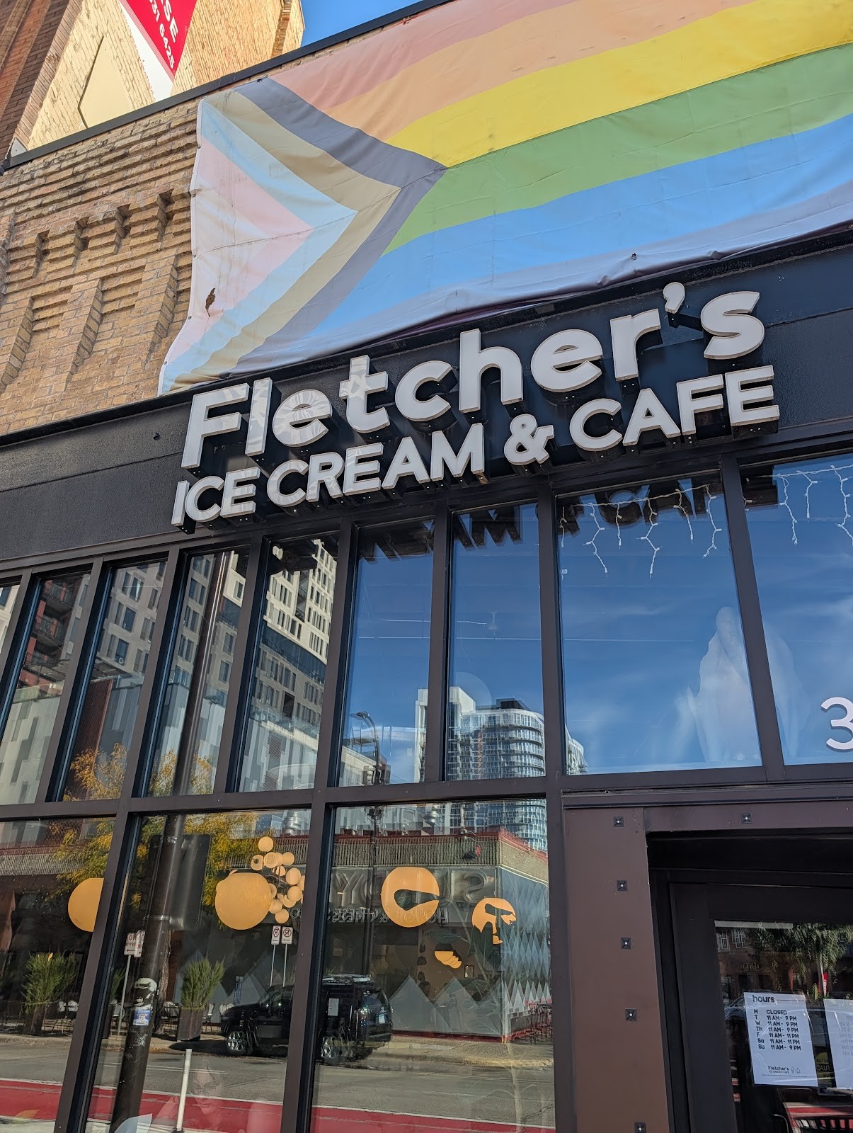 Fletcher's Ice Cream & Cafe: the place