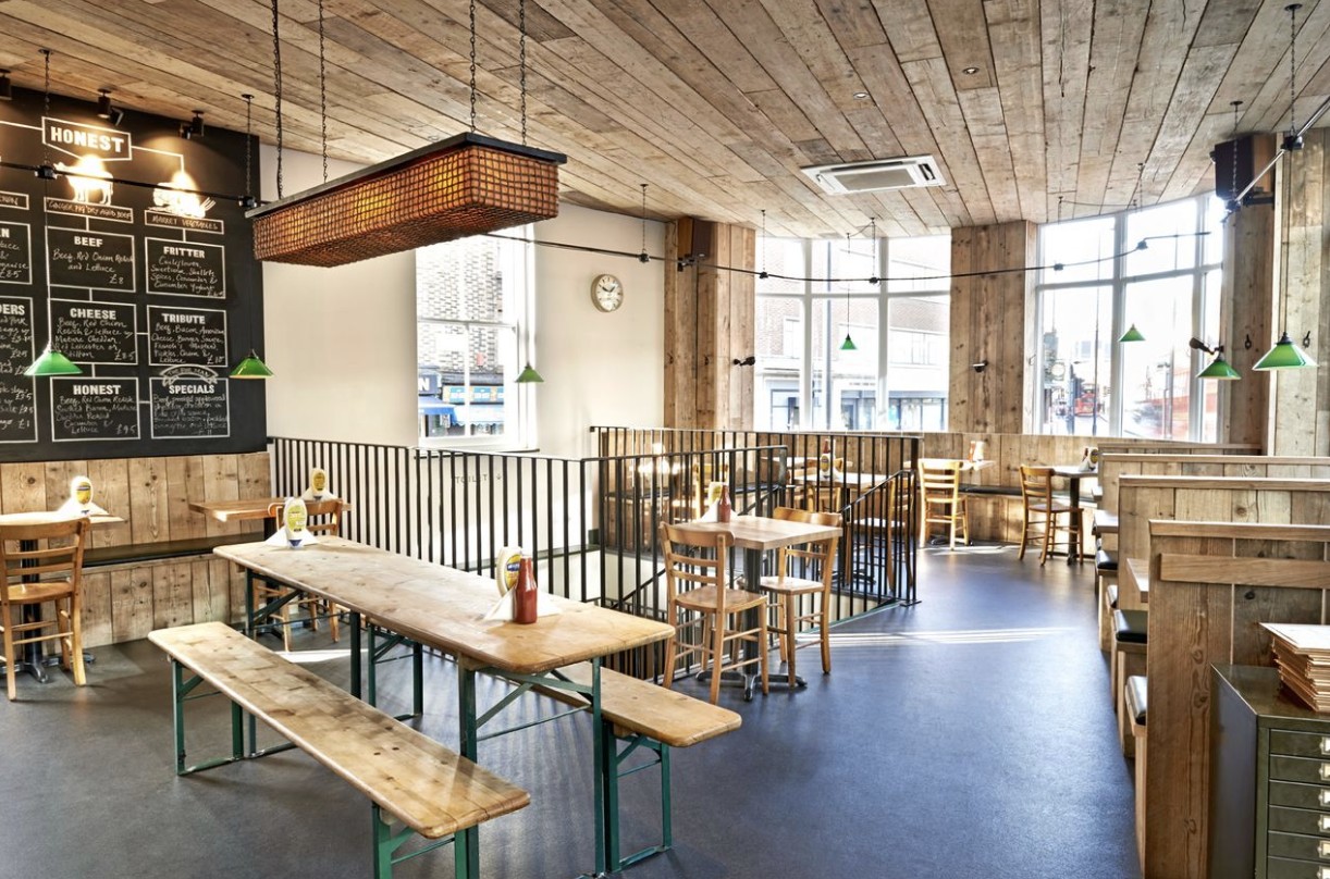 Honest Burgers King's Cross: the place