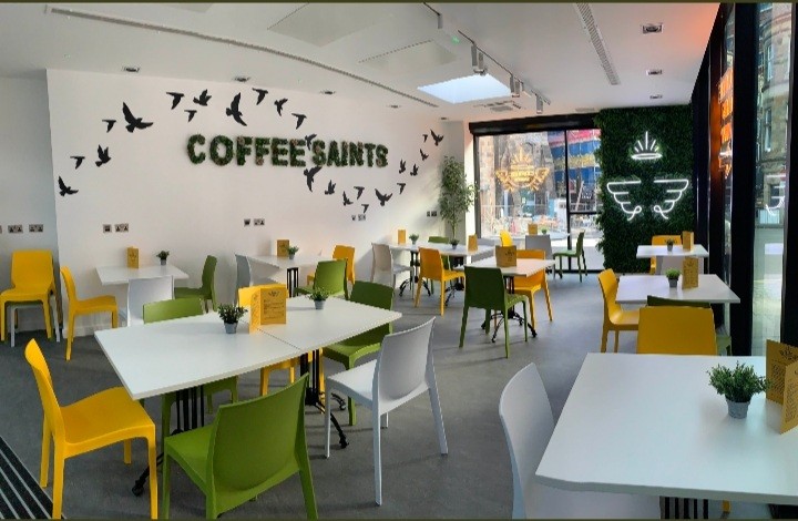 Grassmarket Community Project & Coffee Saints Cafe: the place