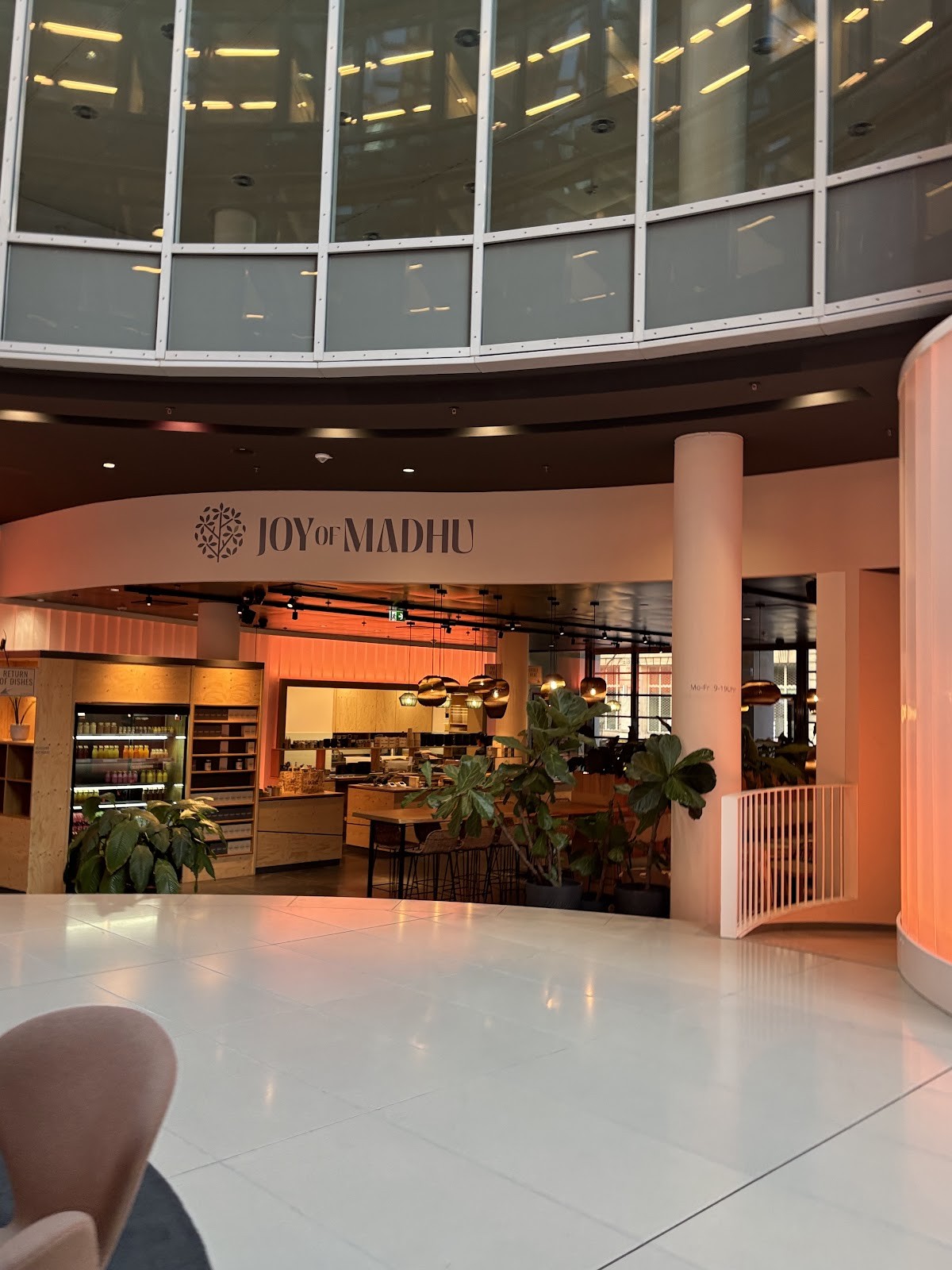 JOY OF MADHU Frankfurt: the place
