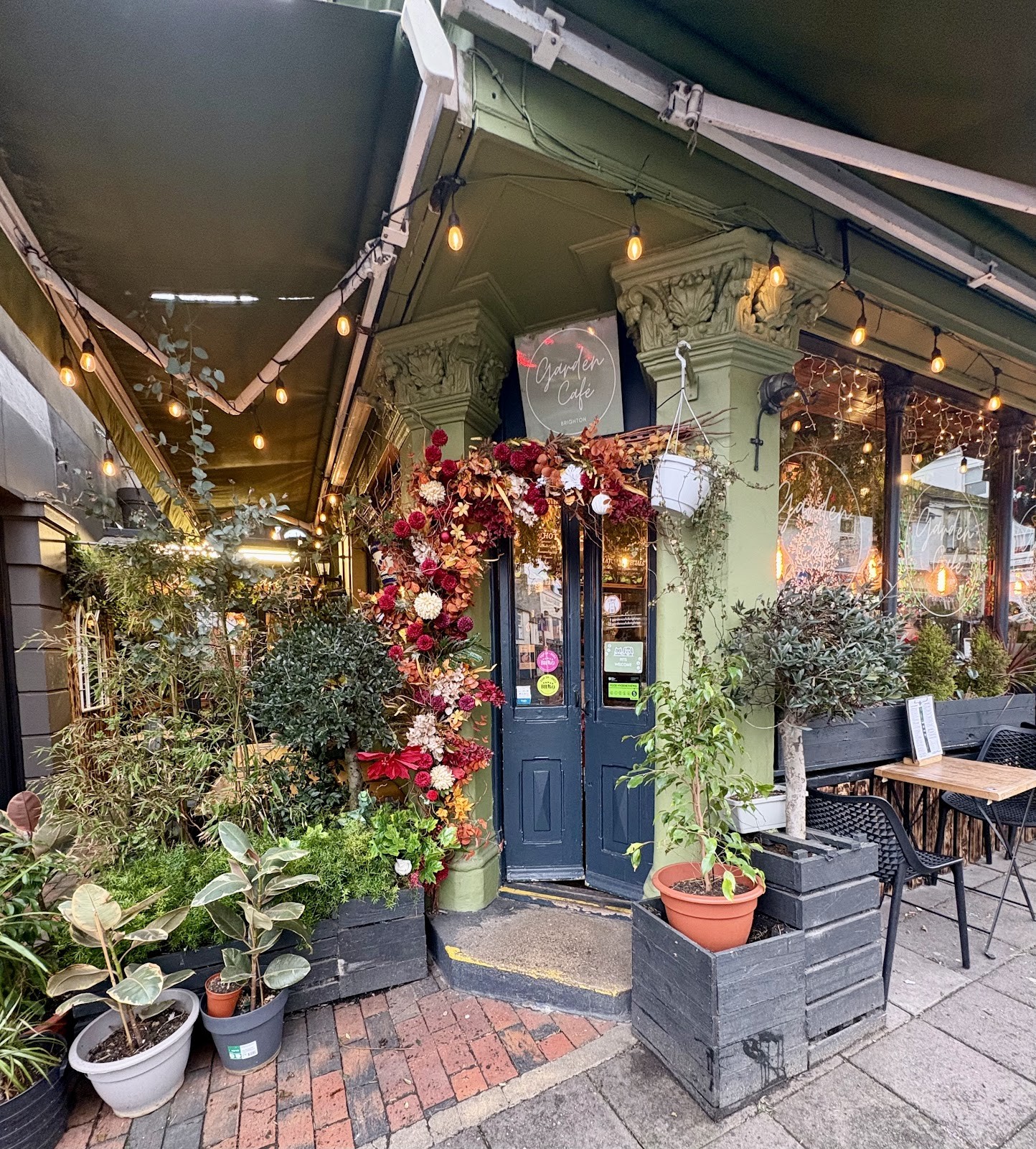 Garden Cafe Brighton: the place