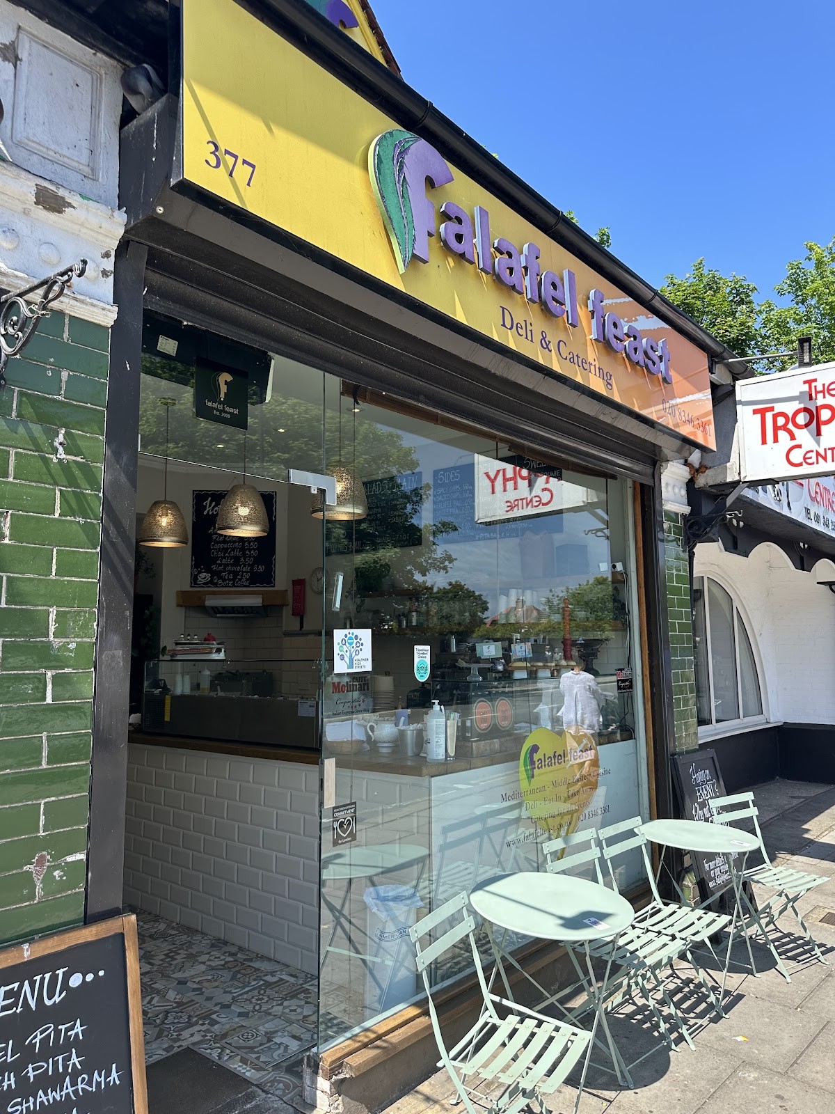 Falafel Feast: the place