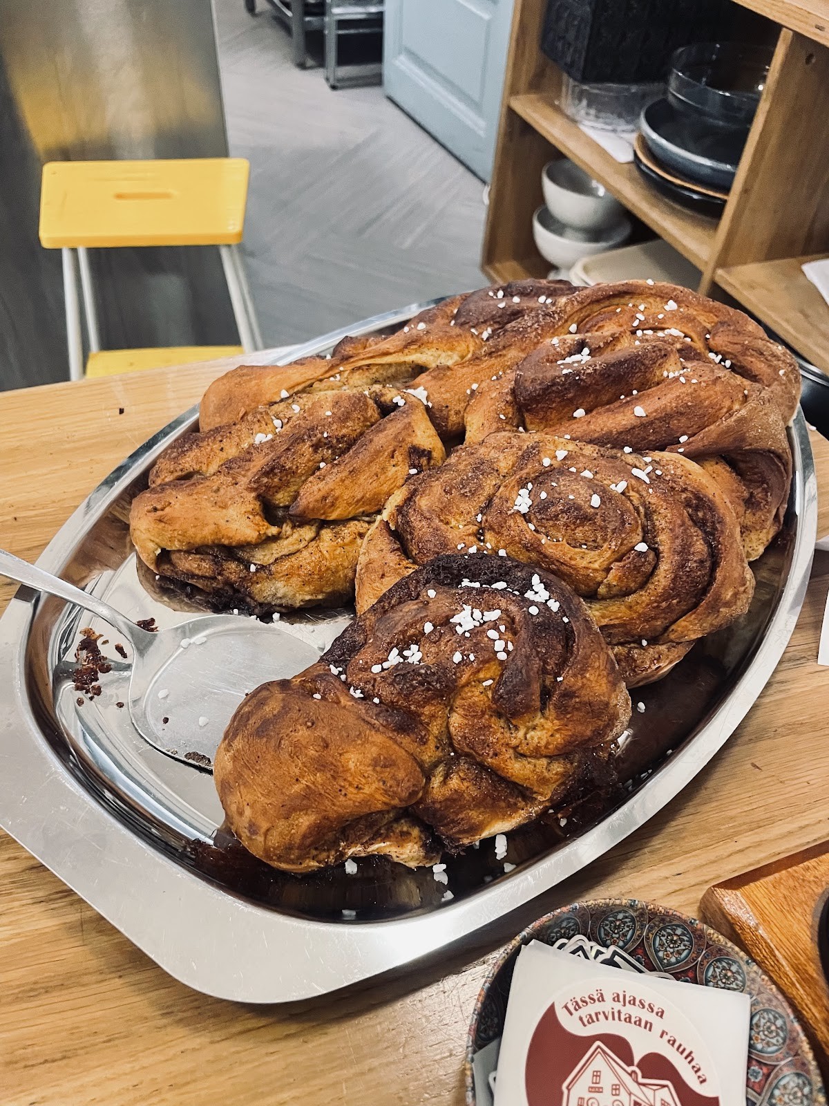 Rauhankahvila Fredrika: food & drinks