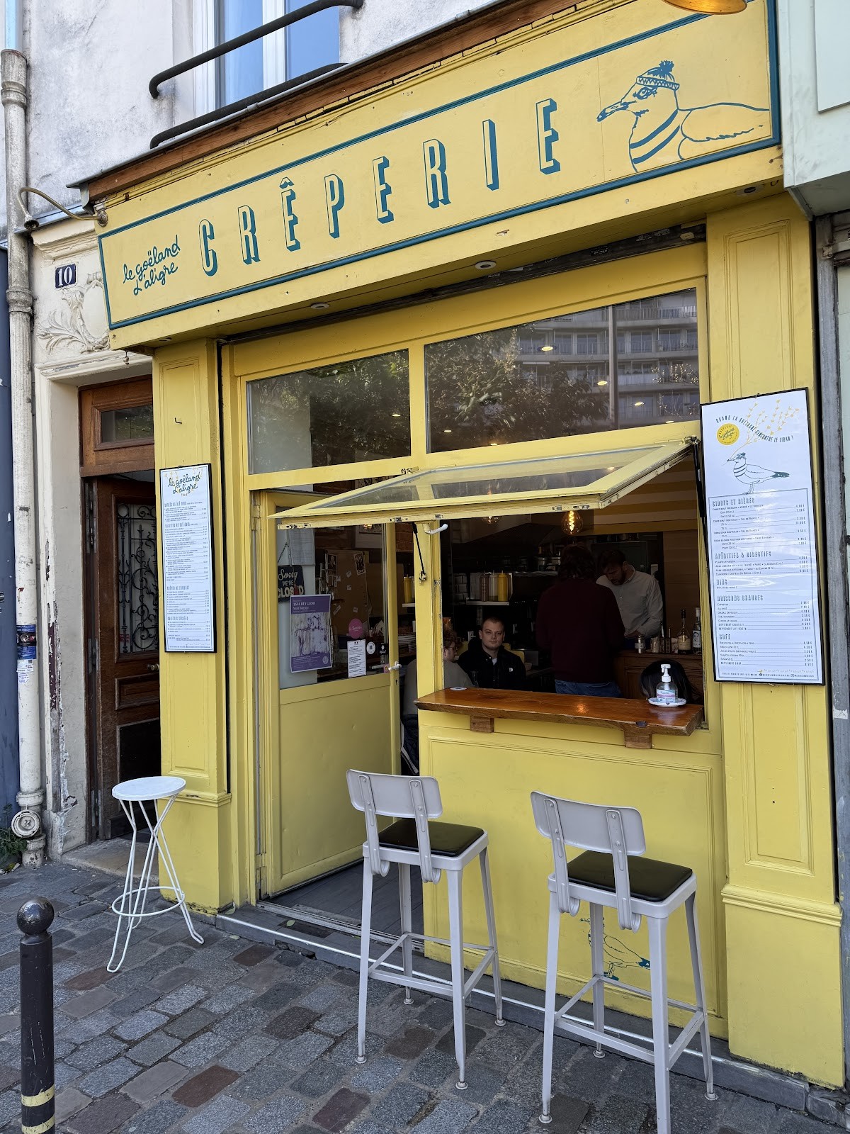 Crêperie Le Goéland d'Aligre: the place