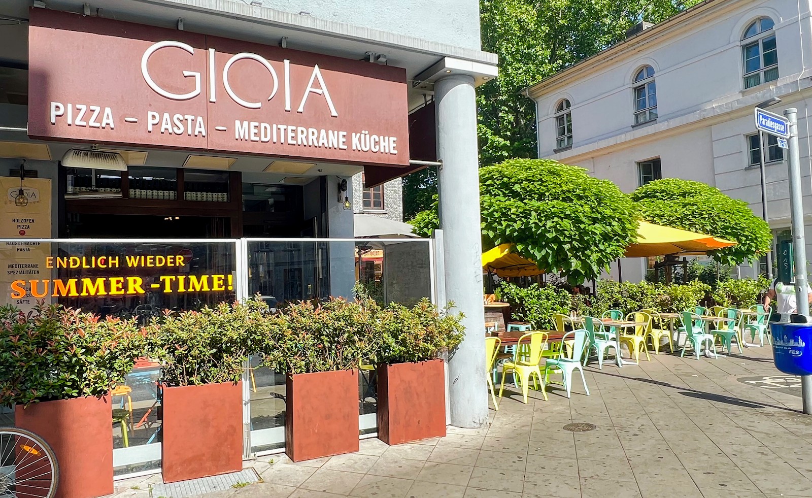 Restaurant GIOIA: the place