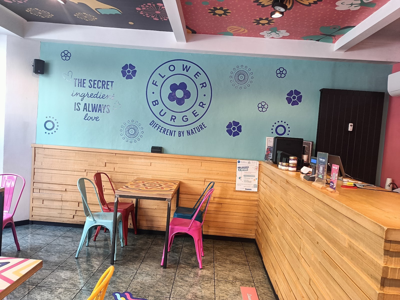 Flower Burger: the place