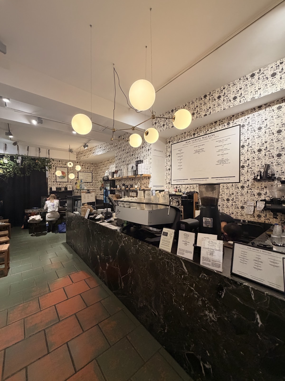 Man versus Machine Specialty Coffee Roasters & Ceremonial Grade Matcha: the place