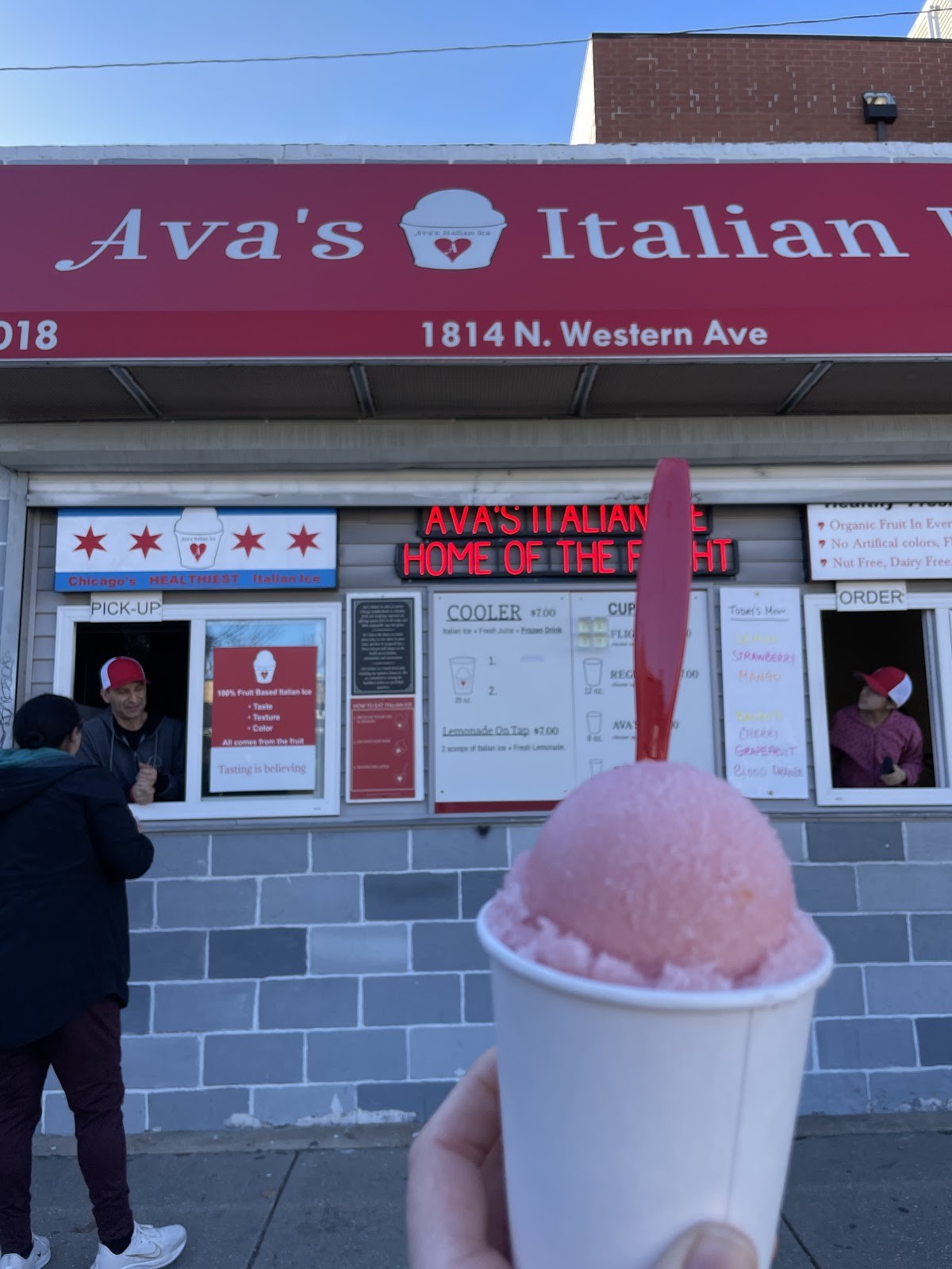 Ava's Italian Ice: the place
