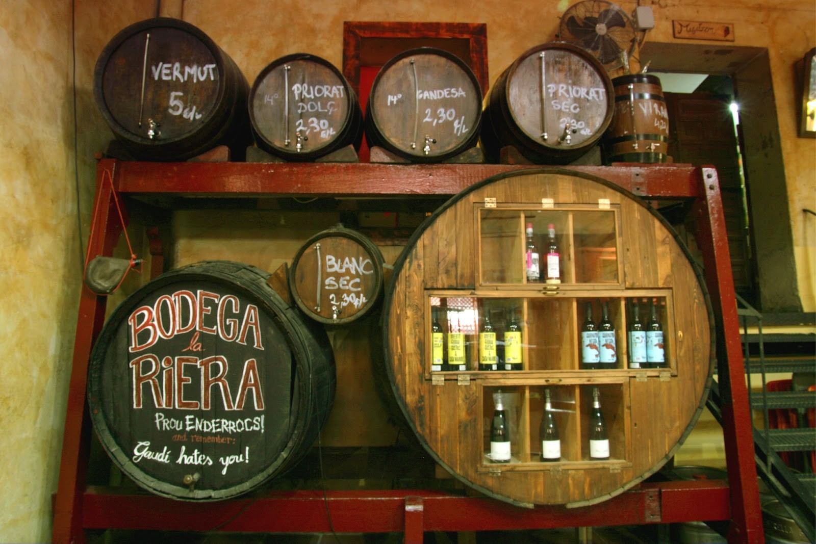 Bodega La Riera: the place