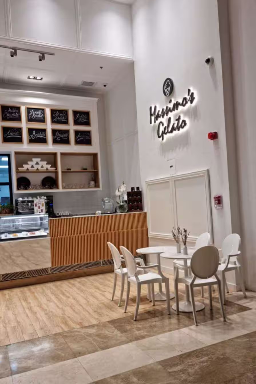 Massimo’s Gelato - Palm Jumeirah: the place