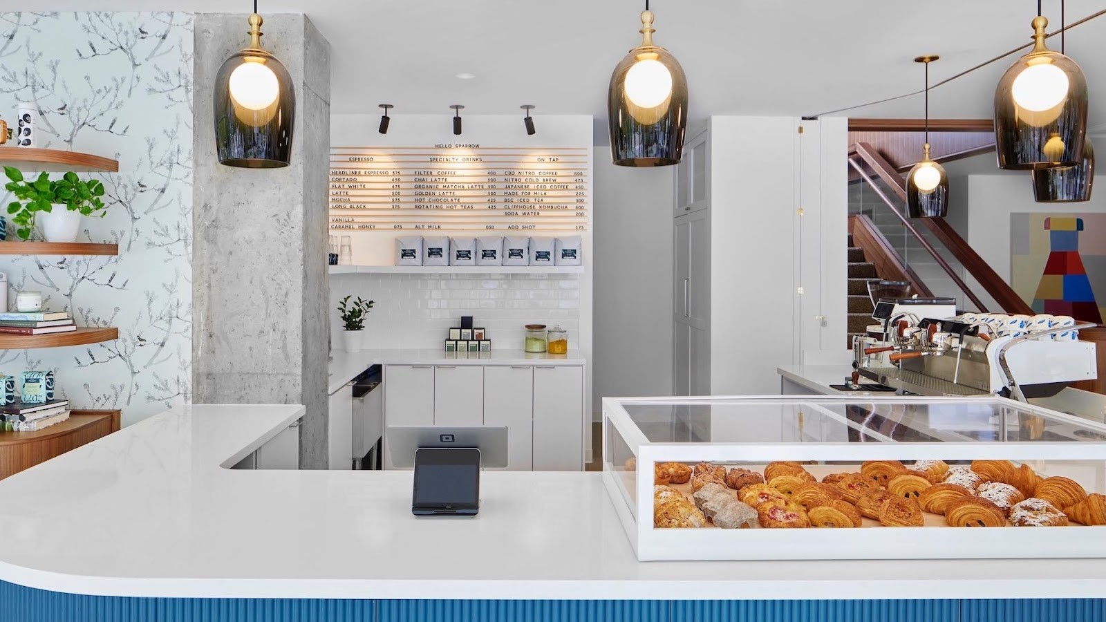 Blue Sparrow Coffee: the place