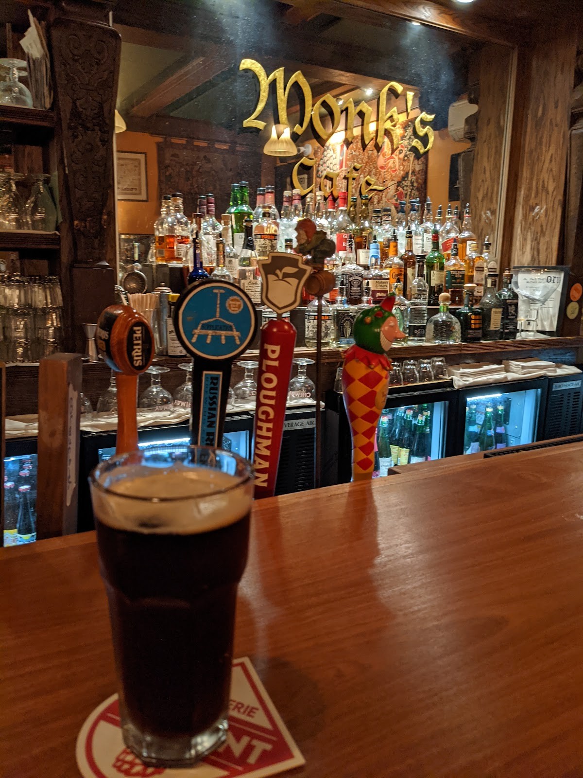 Monk's Cafe: the place
