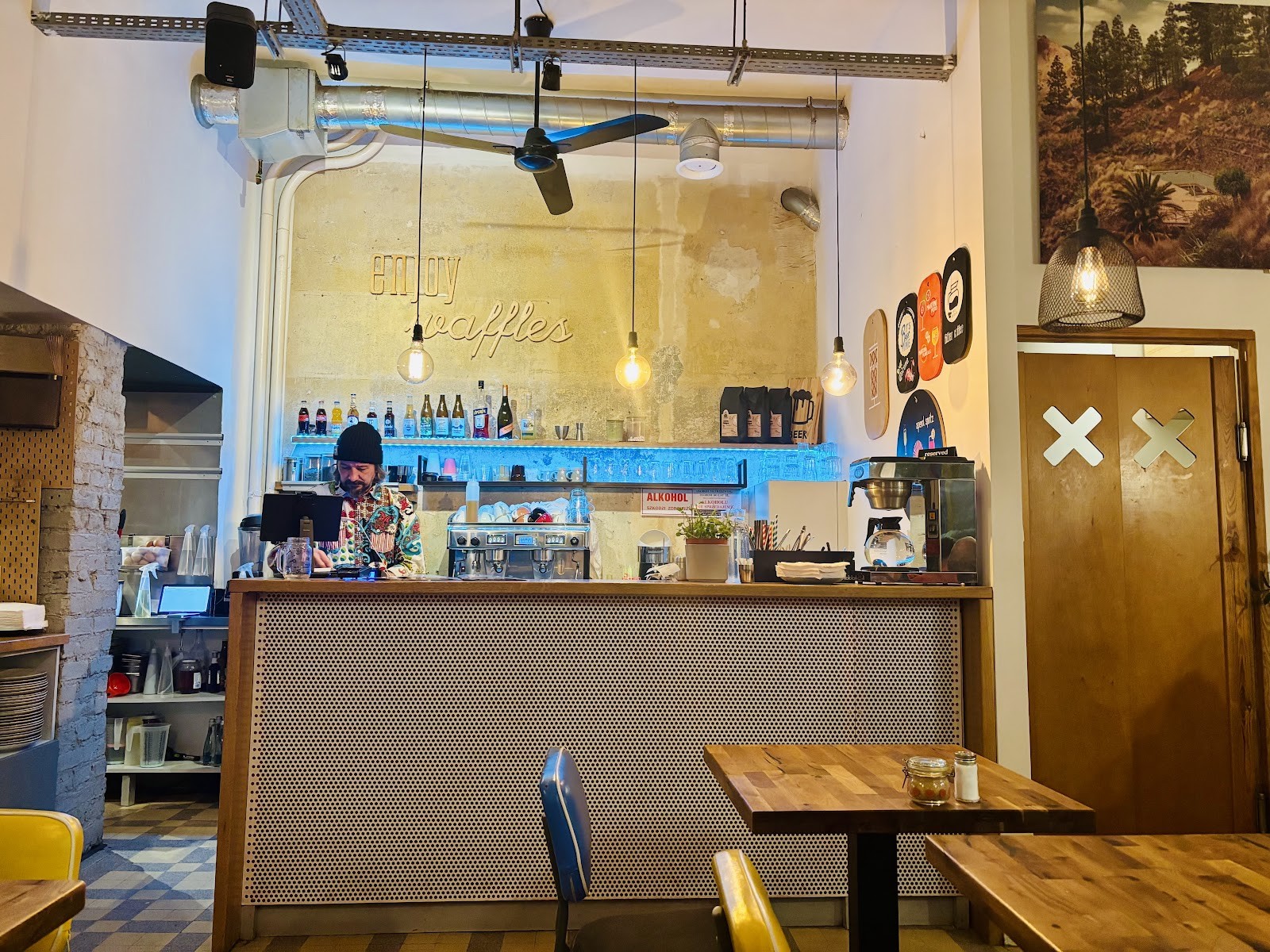 Waffle Bar: the place