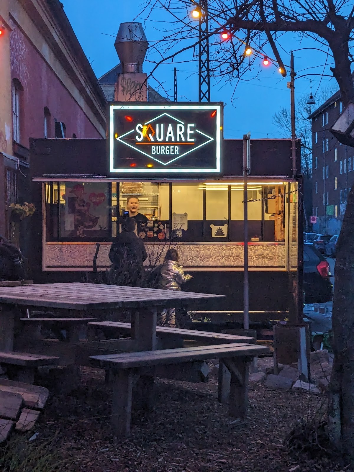 Square Burger: the place