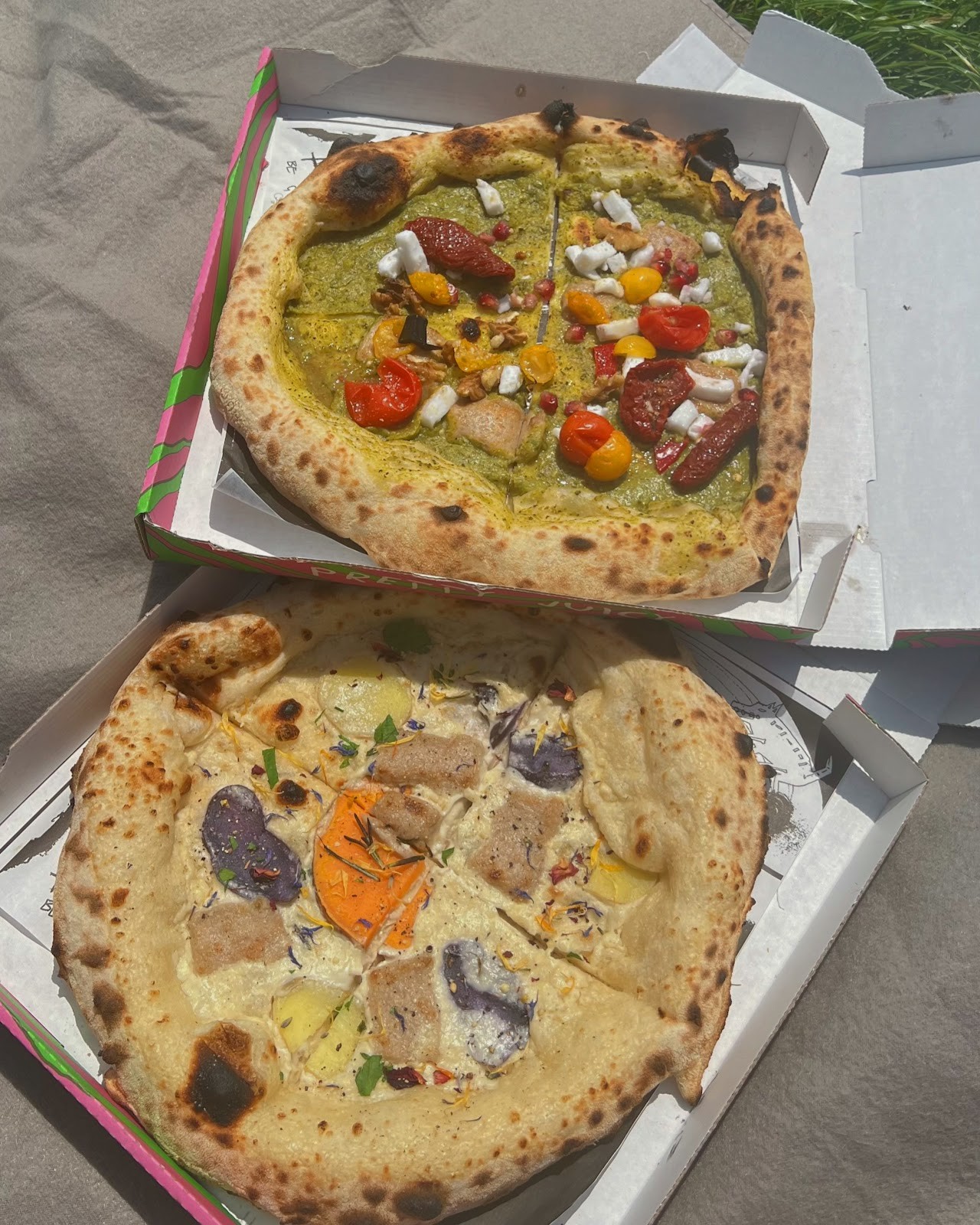 Pretty Pizza: food & drinks