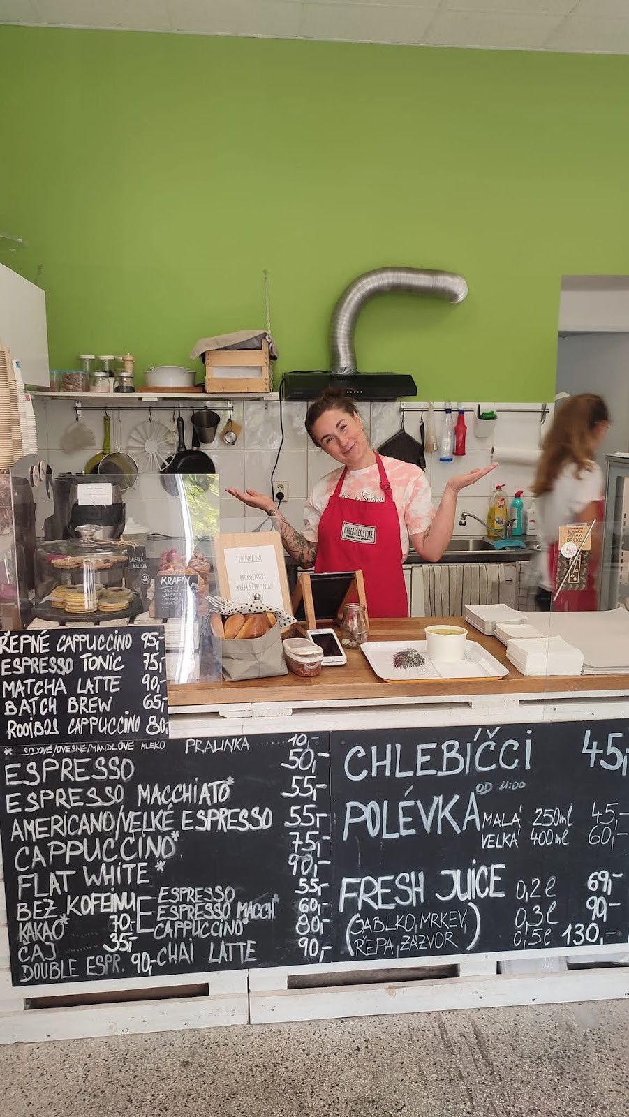 Chlebíček store: the place