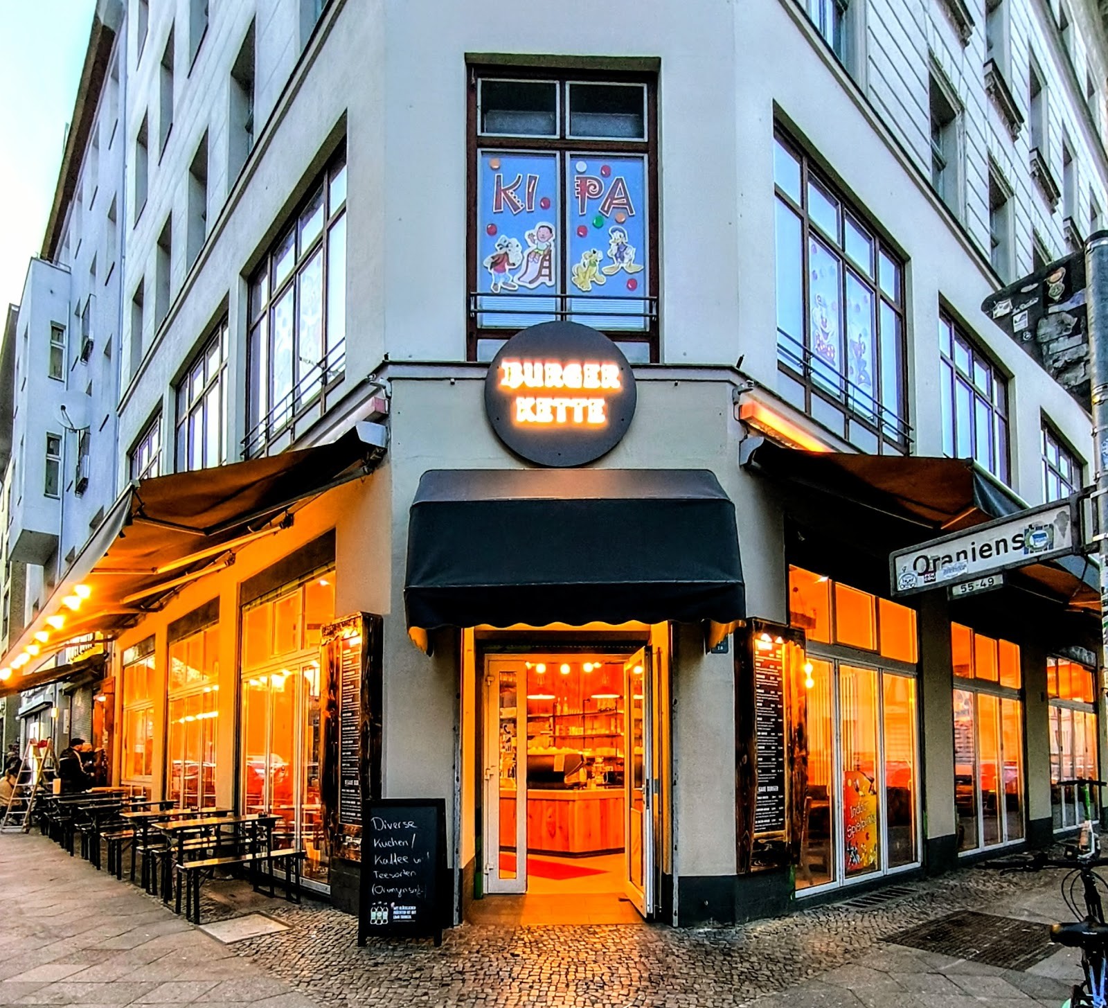 Burgerkette: the place