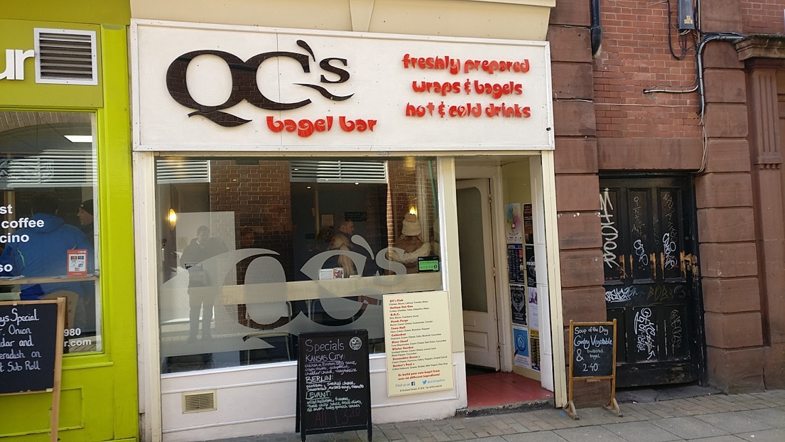 QC's Bagel Bar: the place