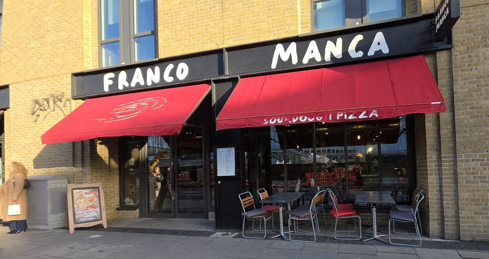 Franco Manca King's Cross: the place