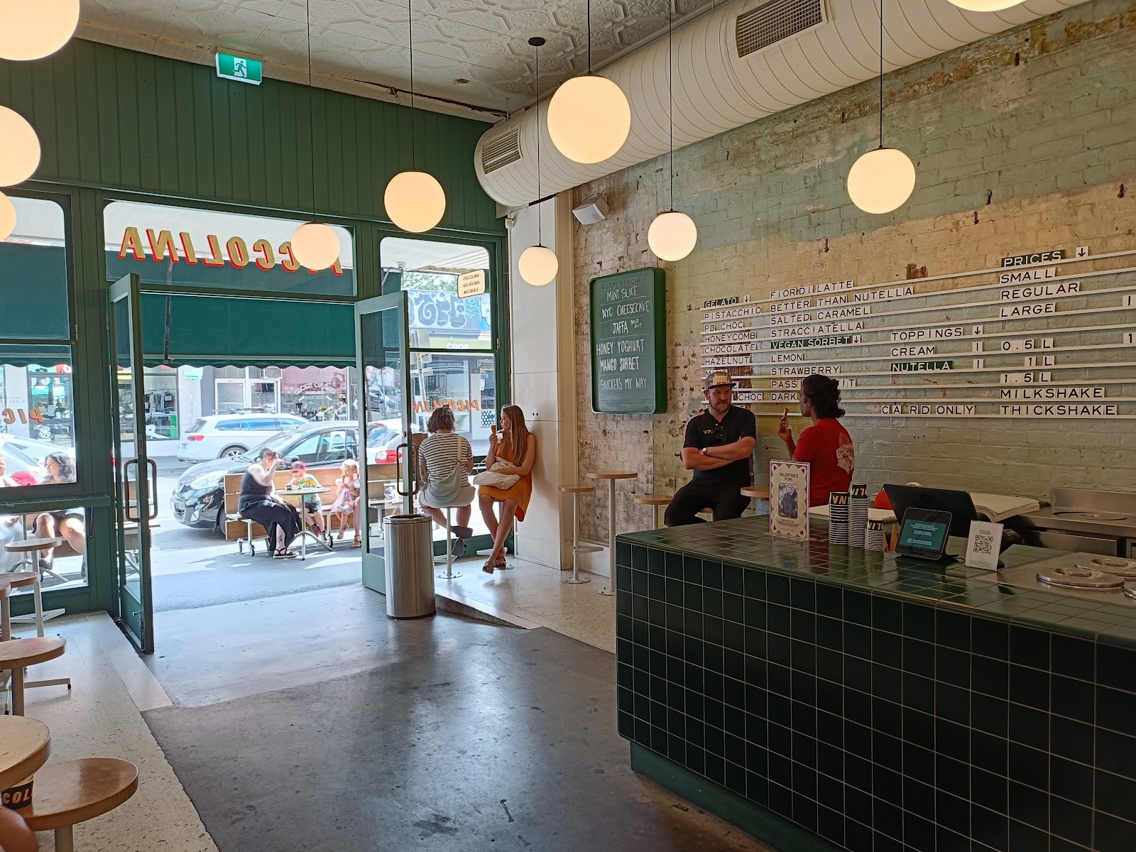 Piccolina Gelateria: the place