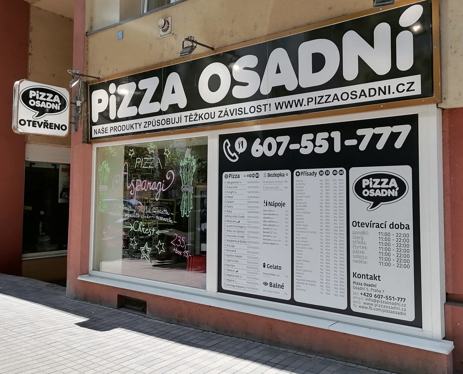 Pizza Osadní: the place