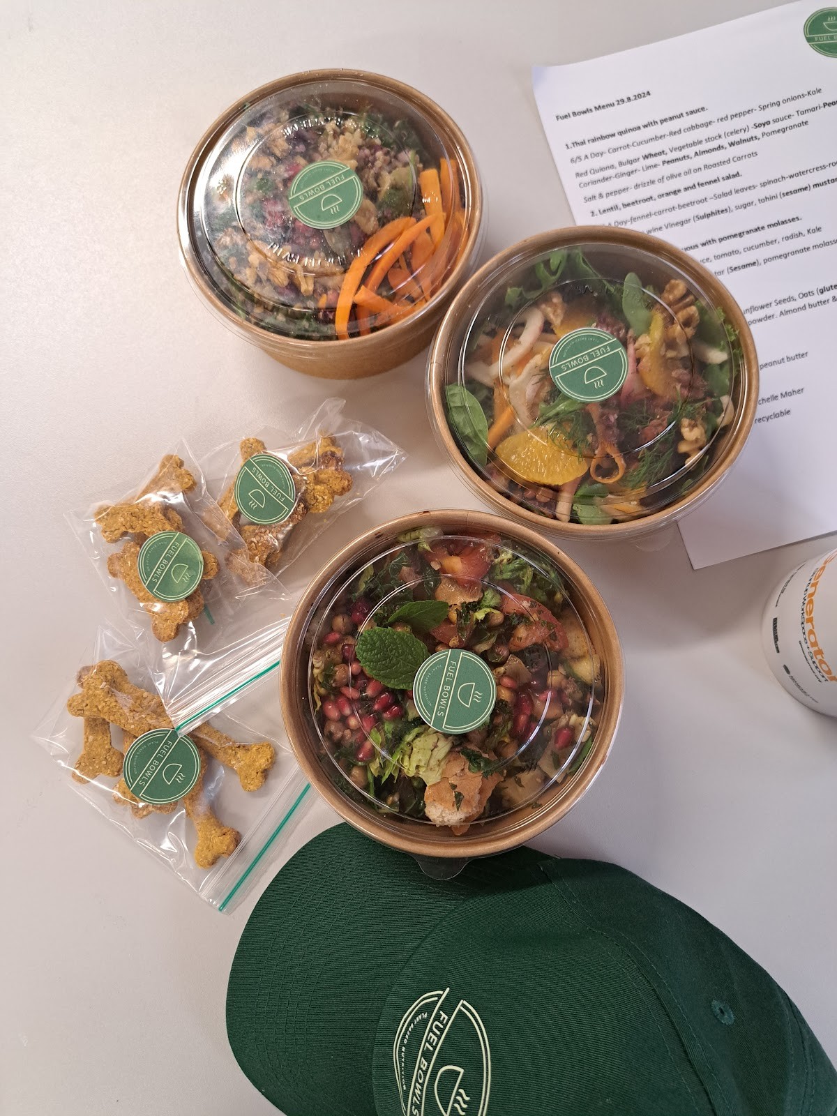 Fuel Bowls: food & drinks
