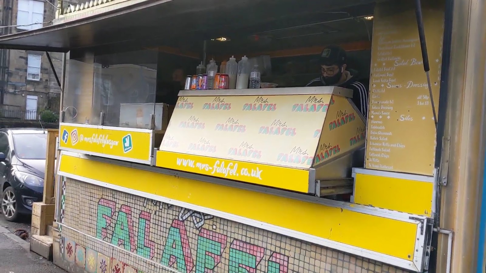 Mrs Falafel: the place