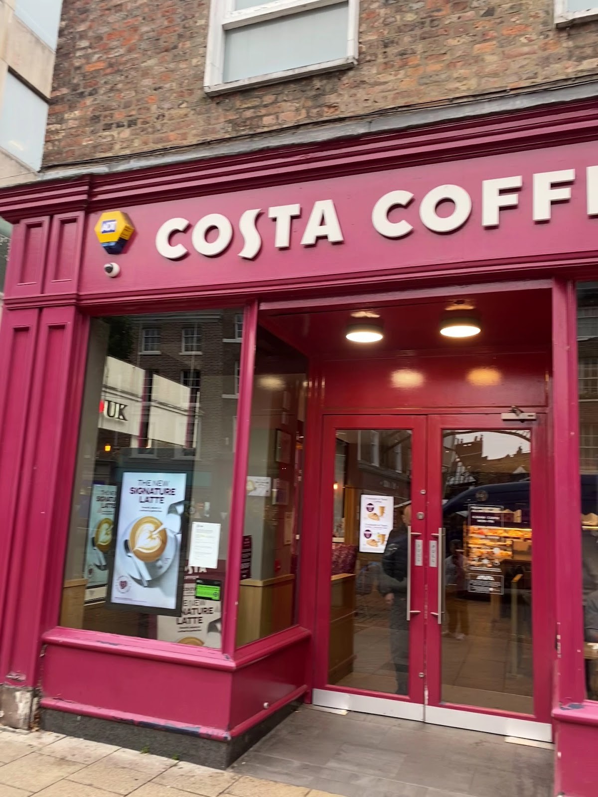 Costa Coffee: the place