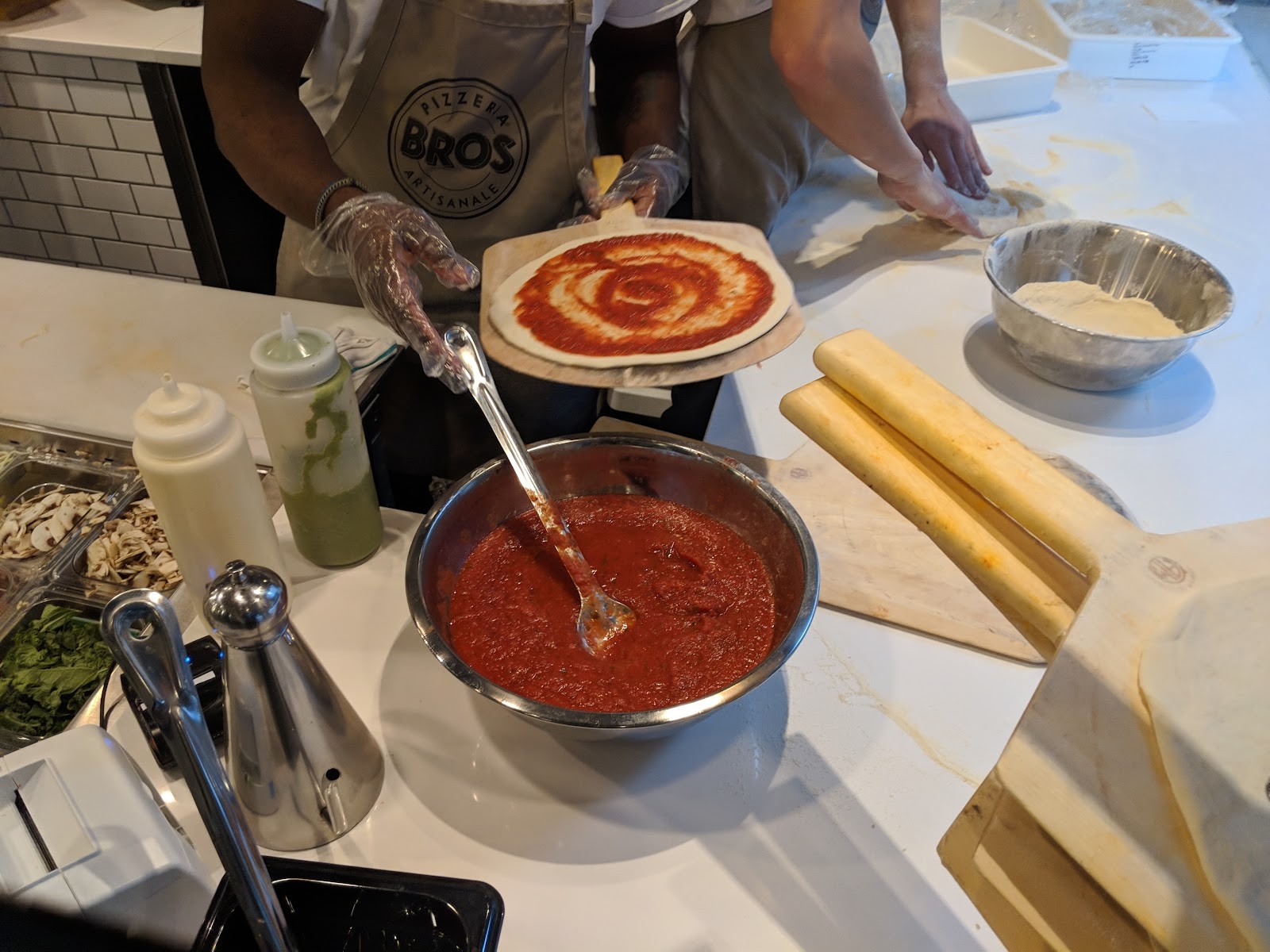 Pizzeria Bros (Downtown): the place