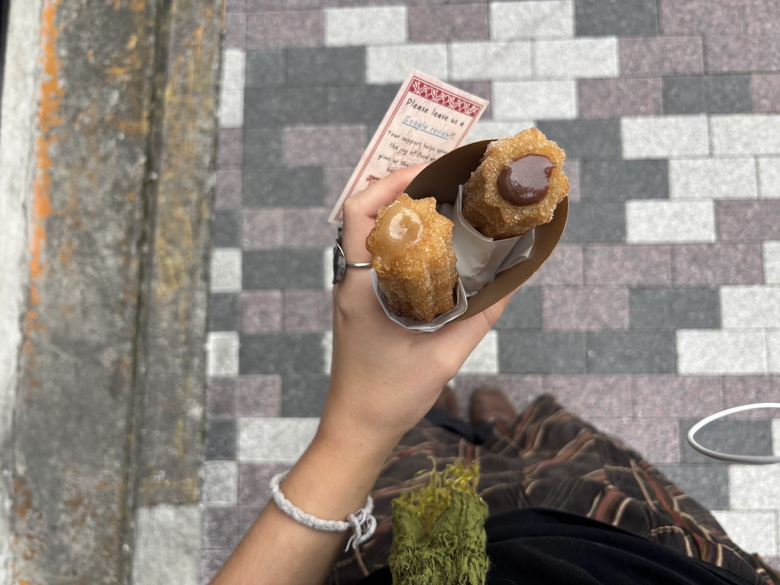 G'DAY Vegan Churros: food & drinks
