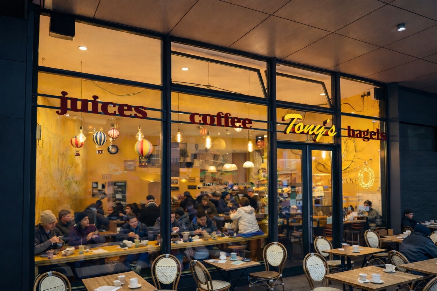 Tony's NY City Bagels: the place
