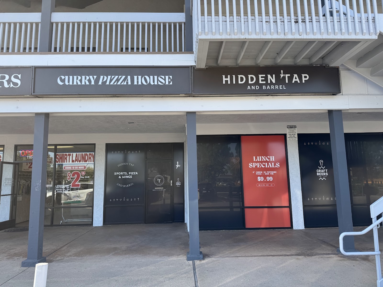Curry Pizza House x Hidden Tap & Barrel: the place