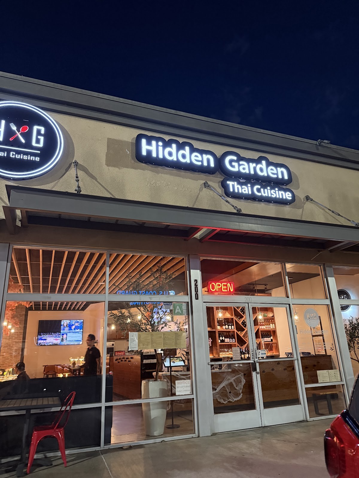 Hidden Garden Thai Cuisine: the place